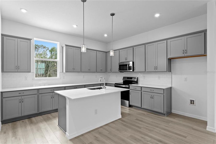 Furnished interior view inside a new home in , Westchase (Image 23).