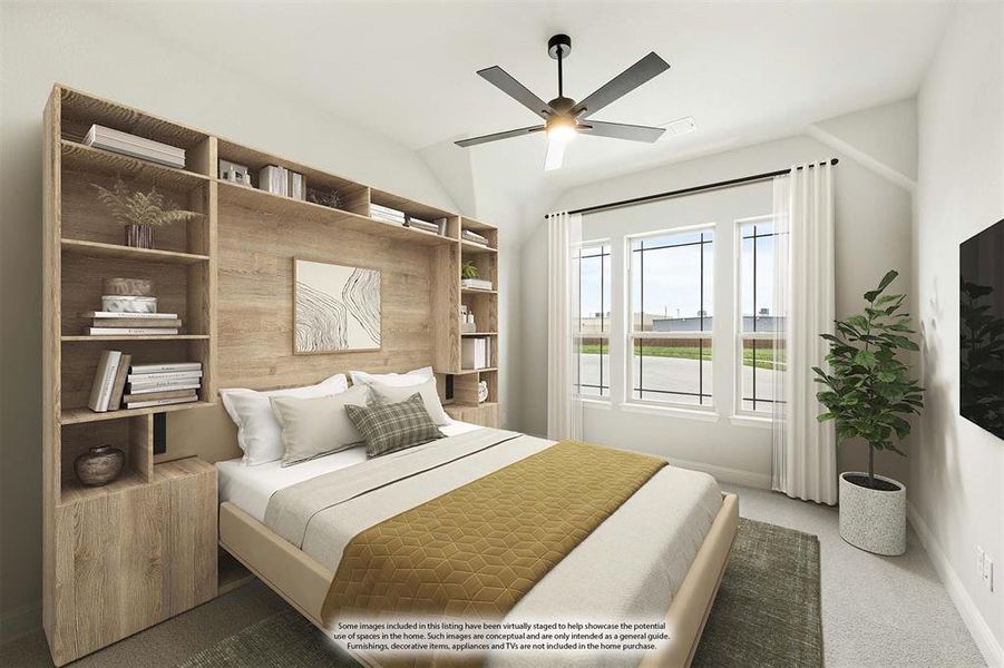 Furnished interior view inside a new home in Sunset Ridge, Alvarado (Image 14).