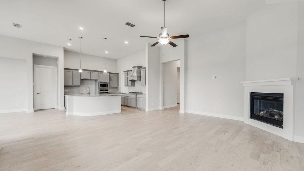 Representative furnished interior of a home built from the Tulane by Brightland Homes in Katy Lakes, Katy (Image 5).