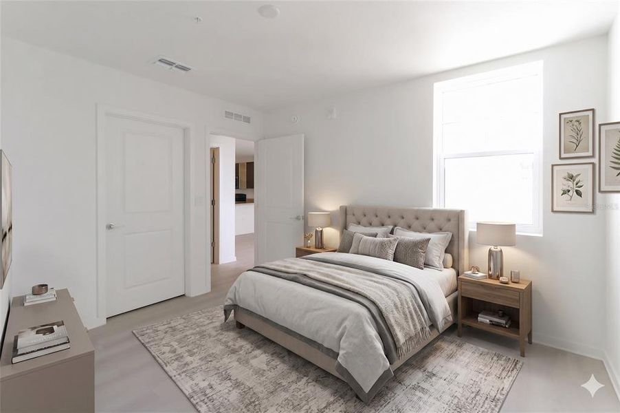 Furnished interior view inside a new home in , Orlando (Image 9).
