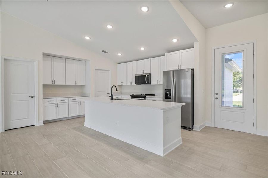 Furnished interior view inside a new home in Cape Coral, Cape Coral (Image 6). Furnished interior view inside a new home in Cape Coral, Cape Coral (Image 6).