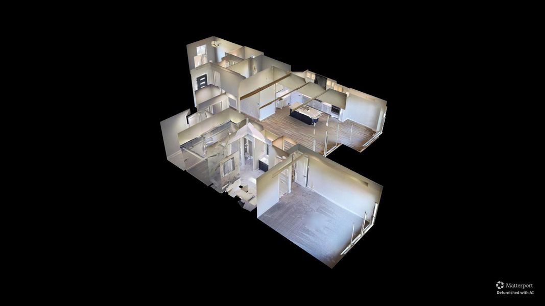 2D floor plan layout of this home in Audubon 60’s, Magnolia, TX (Image 6).