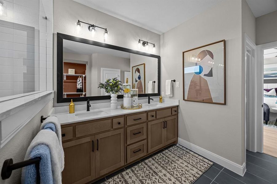 Furnished interior view inside a new home in Greenville Heights, Dallas (Image 14). Furnished interior view inside a new home in Greenville Heights, Dallas (Image 14).