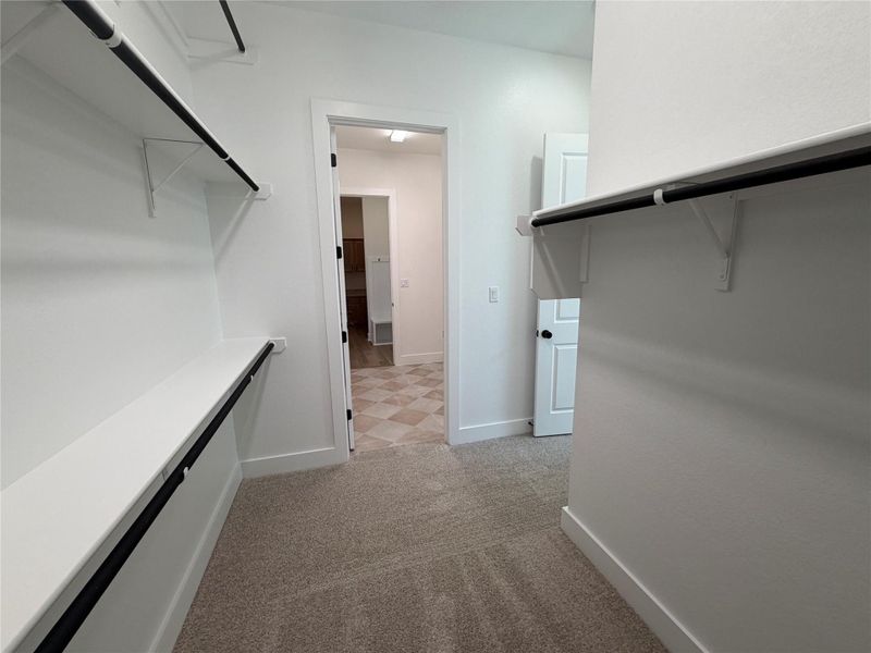 Walk-in closet in Primary Bedroom
