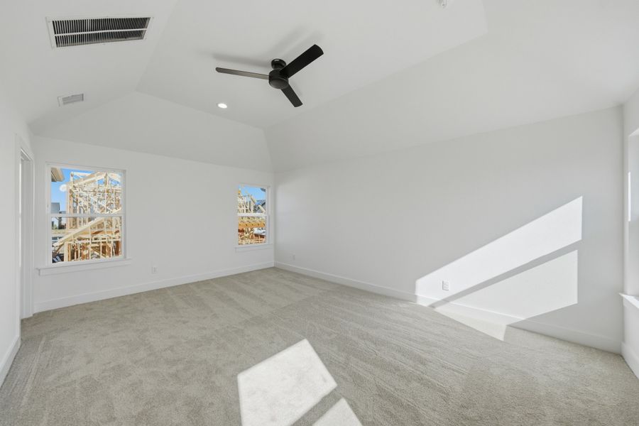 Spacious, unfurnished interior of a new home in Fields - 40' Lots, Frisco (Image 32). Spacious, unfurnished interior of a new home in Fields - 40' Lots, Frisco (Image 32).