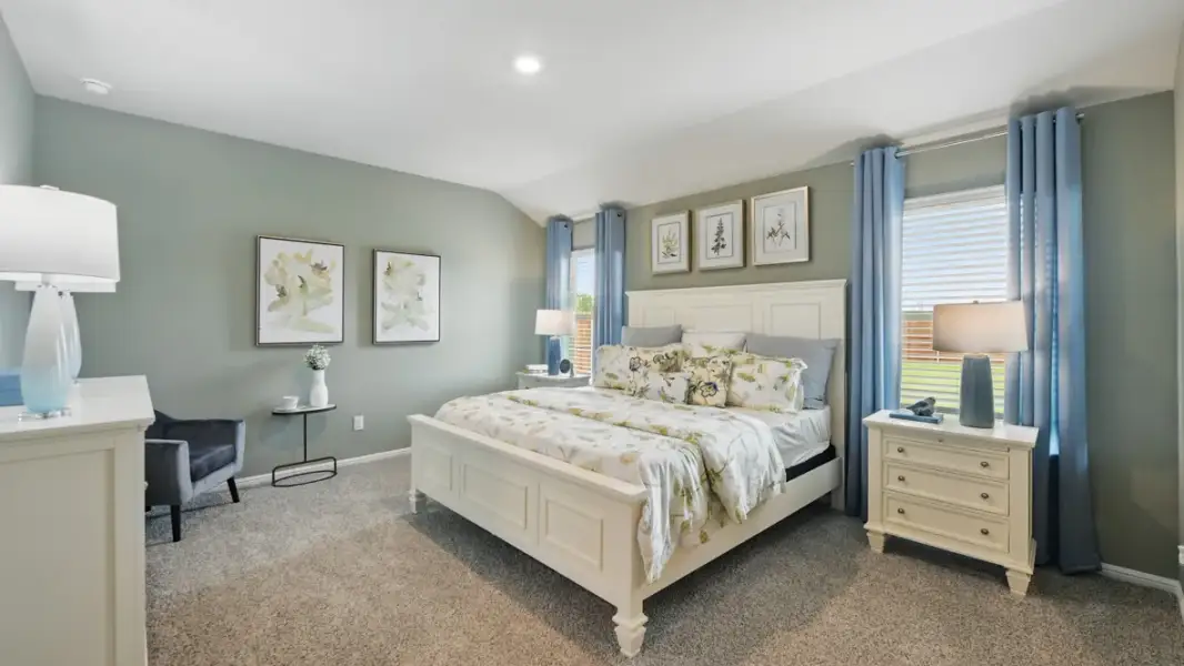 Furnished interior view inside a new home in Valley Brook, Fort Worth (Image 17).