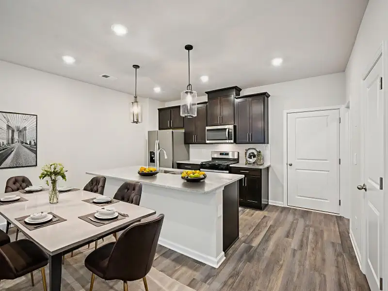 Furnished interior view inside a new home in Avalon - Vista Series, Conyers (Image 4).