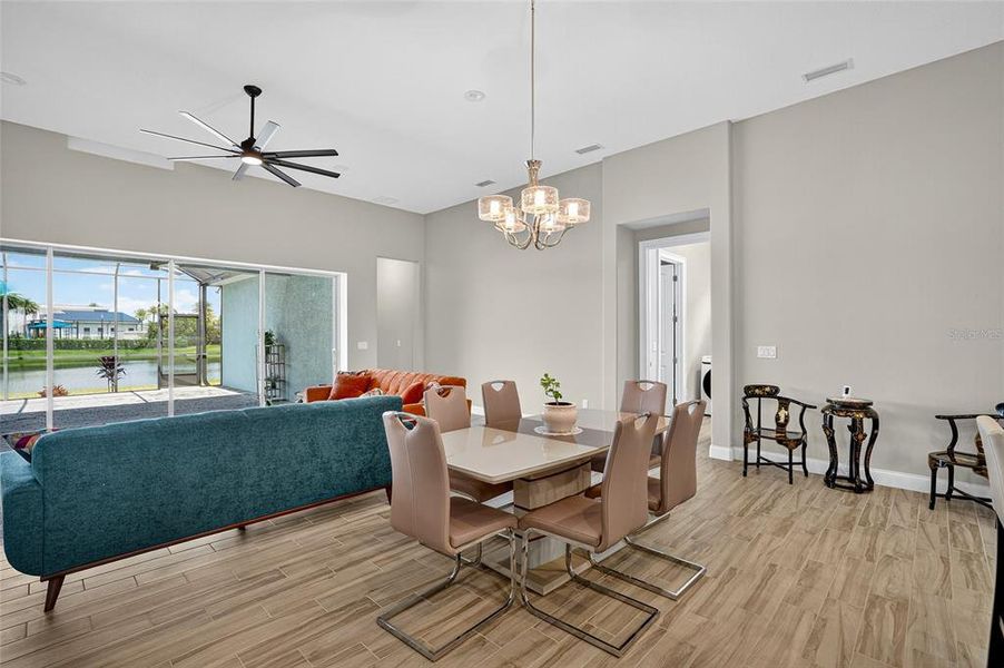 Furnished interior view inside a new home in , Daytona Beach (Image 12).