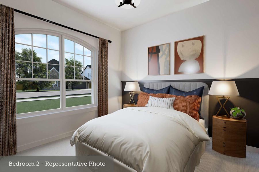 Furnished interior view inside a new home in The Parks at Wilson Creek, Celina (Image 3).
