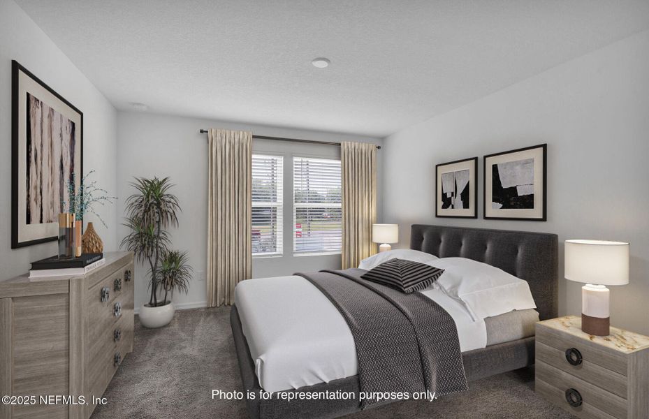 Furnished interior view inside a new home in , Jacksonville (Image 14). Furnished interior view inside a new home in , Jacksonville (Image 14).