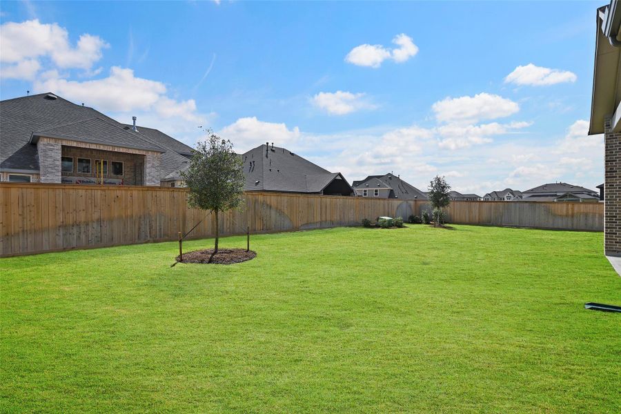 Exterior details and patio area of a home in Bridgeland 80′, Cypress (Image 3). Exterior details and patio area of a home in Bridgeland 80′, Cypress (Image 3).
