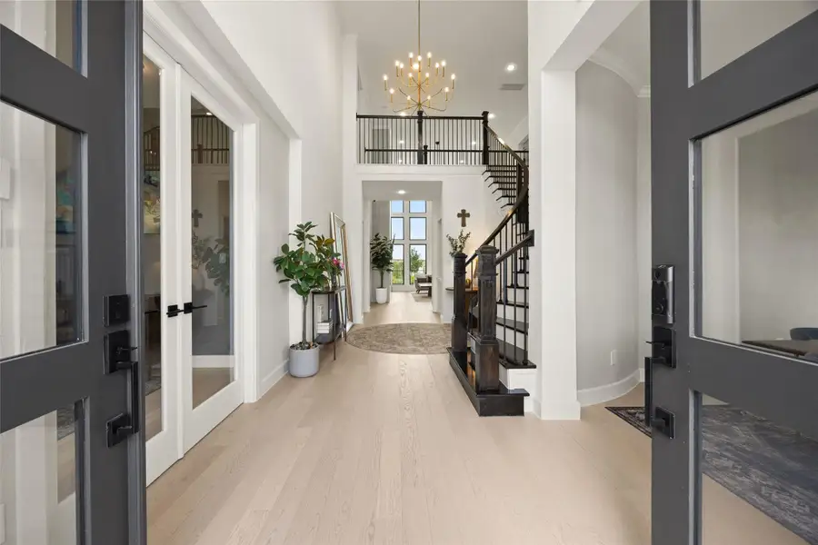 Furnished interior view inside a new home in Bridgeland, Cypress (Image 6).