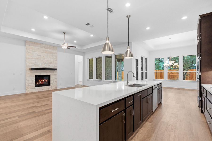 Open concept floorplan