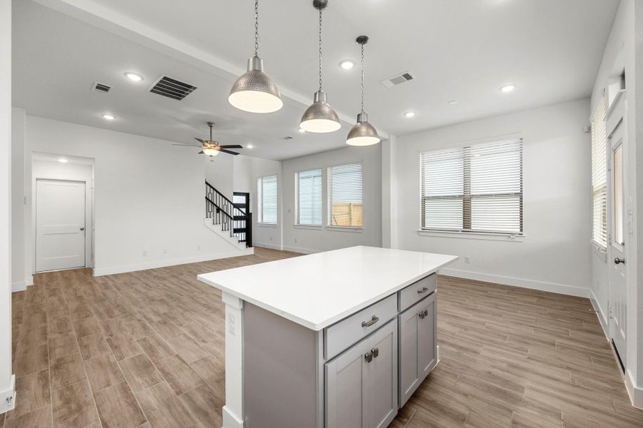 Furnished interior view inside a new home in Marvida, Cypress (Image 12).