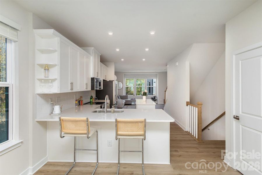 Furnished interior view inside a new home in , Charlotte (Image 9).