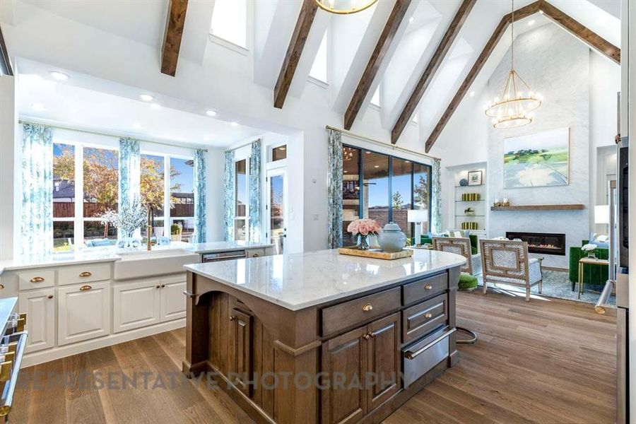 Furnished interior view inside a new home in StarView, Prosper (Image 16). Furnished interior view inside a new home in StarView, Prosper (Image 16).