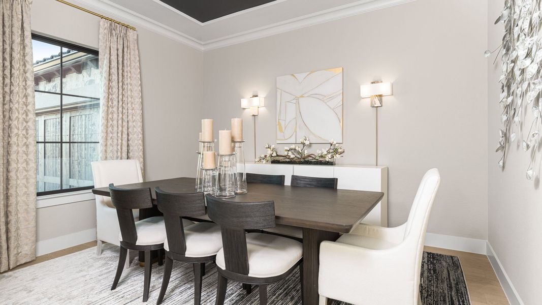 Representative furnished interior of a home built from the 630A by Britton Homes in Adkins Park, Hurst (Image 7).