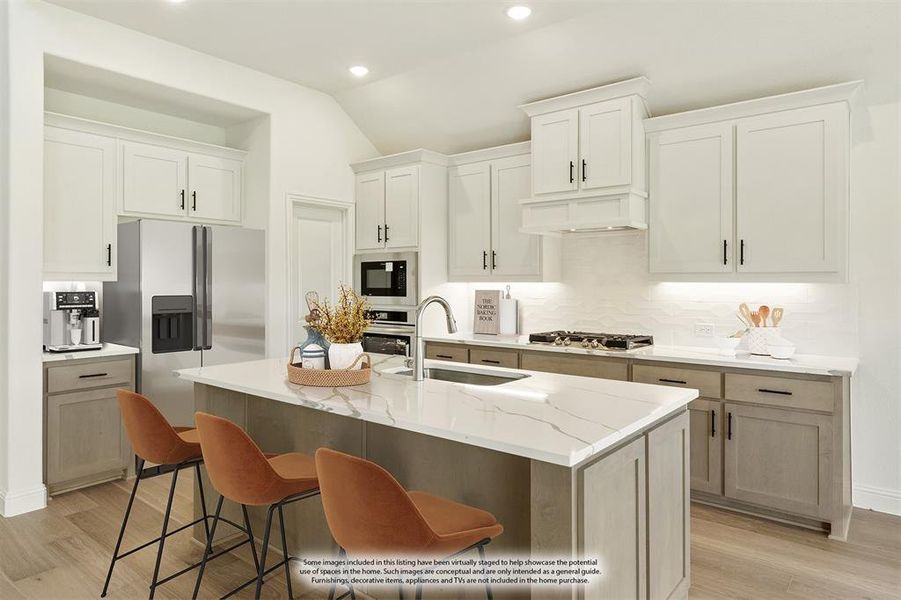 Furnished interior view inside a new home in Willow Wood Classic 50, McKinney (Image 27).