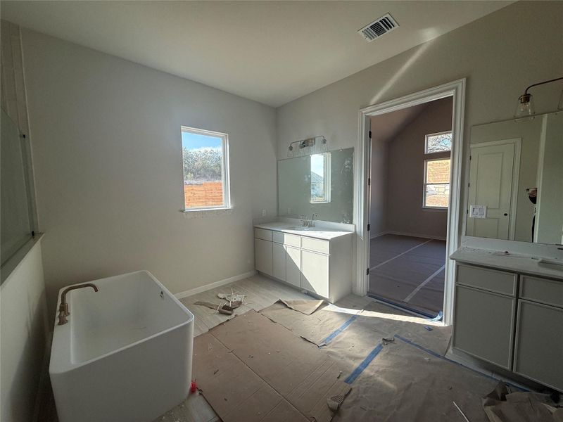 In-progress construction of a new home in Provence, Austin, TX (Image 15).