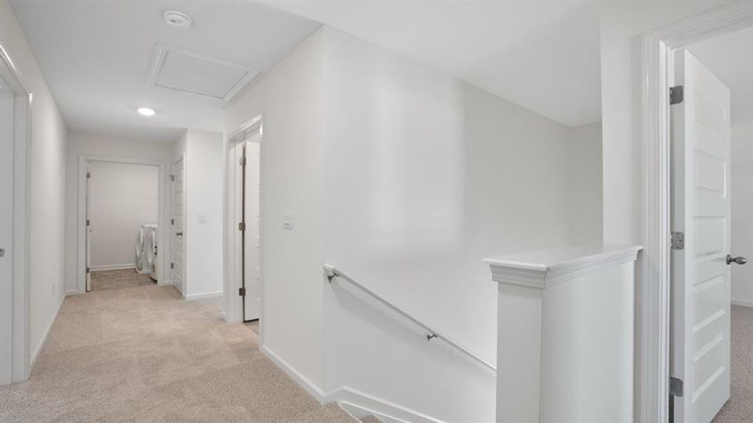 Spacious, unfurnished interior of a new home in Teamon Pointe, Griffin (Image 11).