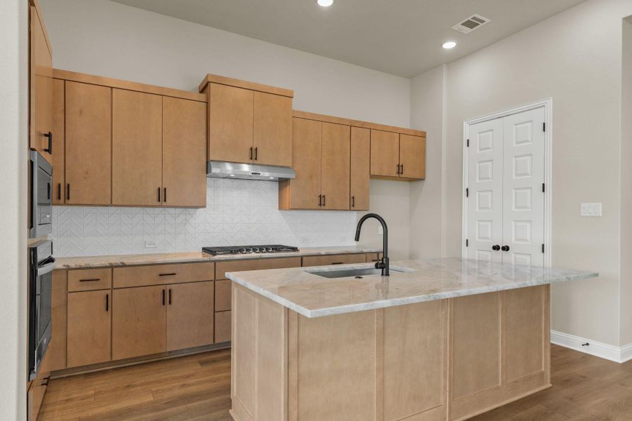 Center Island in Kitchen