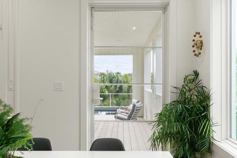Furnished interior view inside a new home in , Isle Of Palms (Image 45).