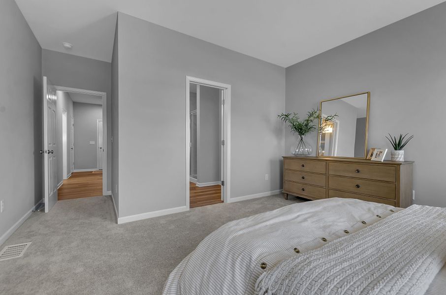 Representative furnished interior of a home built from the The Belmont by Forbes Capretto Homes in Fieldstream Estates, Lancaster (Image 12).