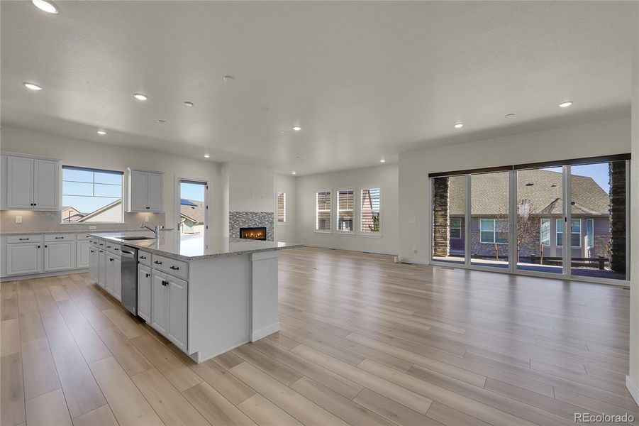 Furnished interior view inside a new home in Hilltop at Inspiration, Aurora (Image 13). Furnished interior view inside a new home in Hilltop at Inspiration, Aurora (Image 13).
