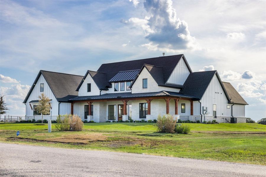 Front exterior of a new home in , Chappell Hill, TX, highlighting curb appeal (Image 2).