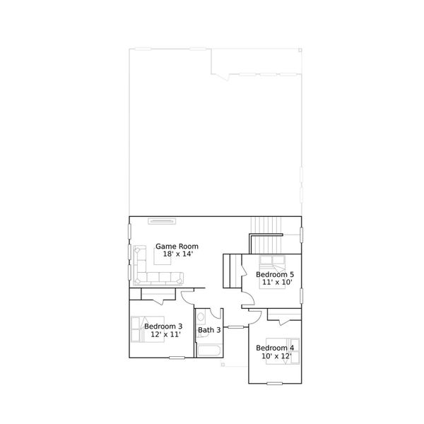 2D floor plan layout of this home in Sunterra, Katy, TX (Image 3). 2D floor plan layout of this home in Sunterra, Katy, TX (Image 3).