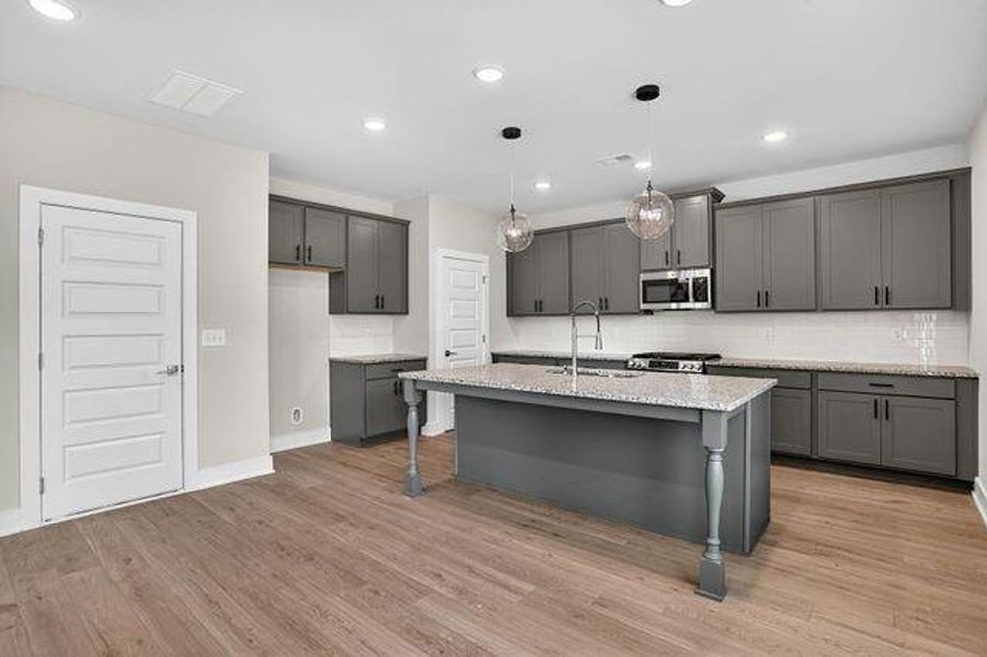 Furnished interior view inside a new home in Killian Manor at The Adares, Adairsville (Image 8).
