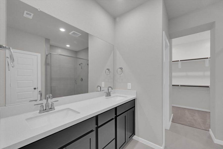 Furnished interior view inside a new home in Summer Place 35', Montgomery (Image 13). Furnished interior view inside a new home in Summer Place 35', Montgomery (Image 13).