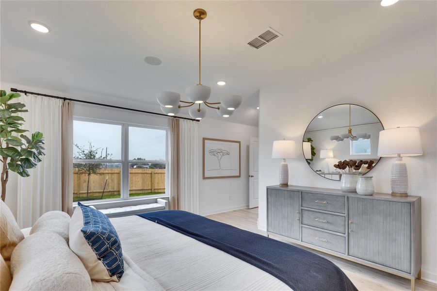 Furnished interior view inside a new home in Whisper South, San Marcos (Image 9).