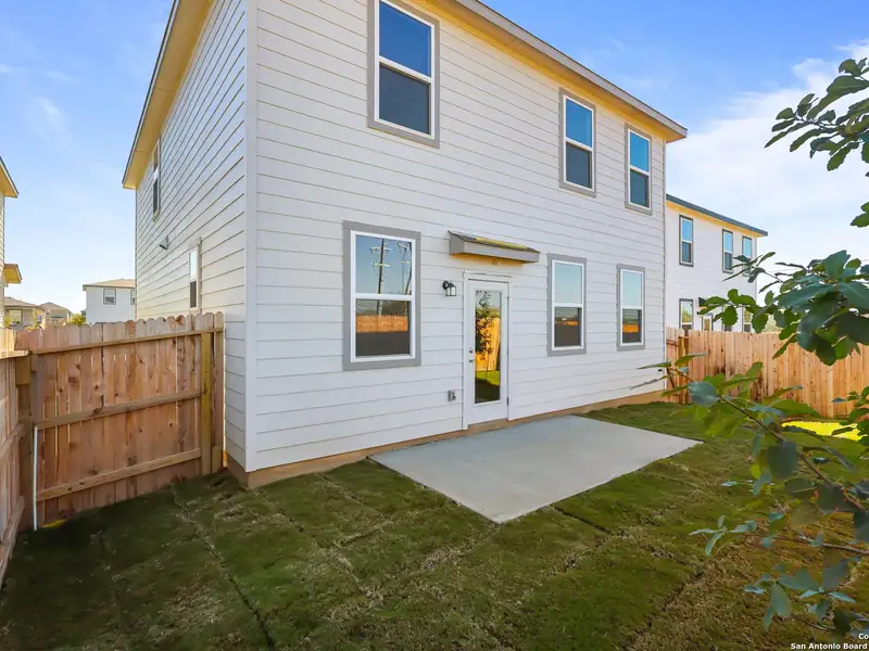 Exterior details and patio area of a home in Applewhite Meadows, San Antonio (Image 3). Exterior details and patio area of a home in Applewhite Meadows, San Antonio (Image 3).