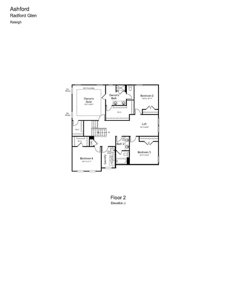 2D floor plan layout of this home in Hickory Grove, Sanford, NC (Image 3). 2D floor plan layout of this home in Hickory Grove, Sanford, NC (Image 3).