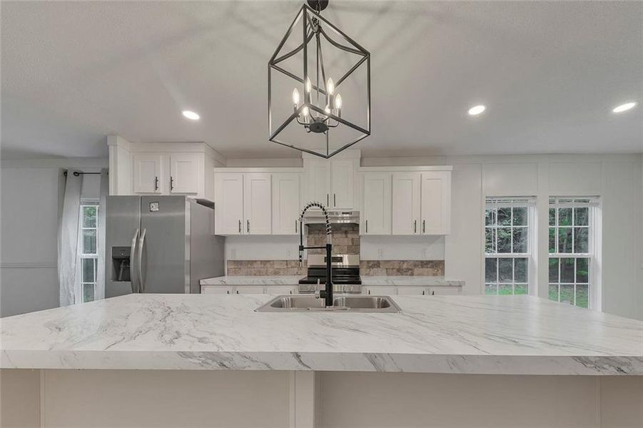 Furnished interior view inside a new home in , Maysville (Image 6).