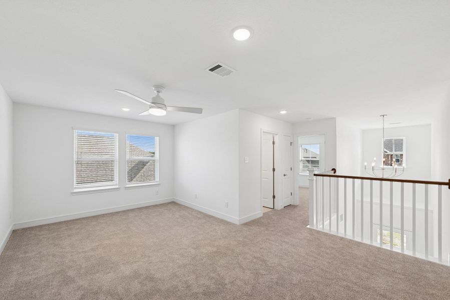 Versatile loft upstairs