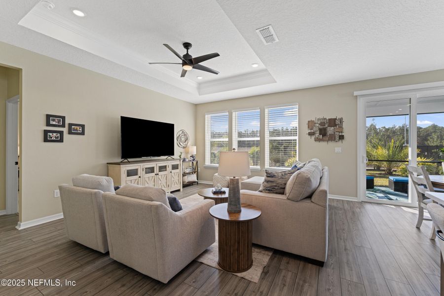 Furnished interior view inside a new home in Summer Bay at Grand Oaks, St. Augustine (Image 15).
