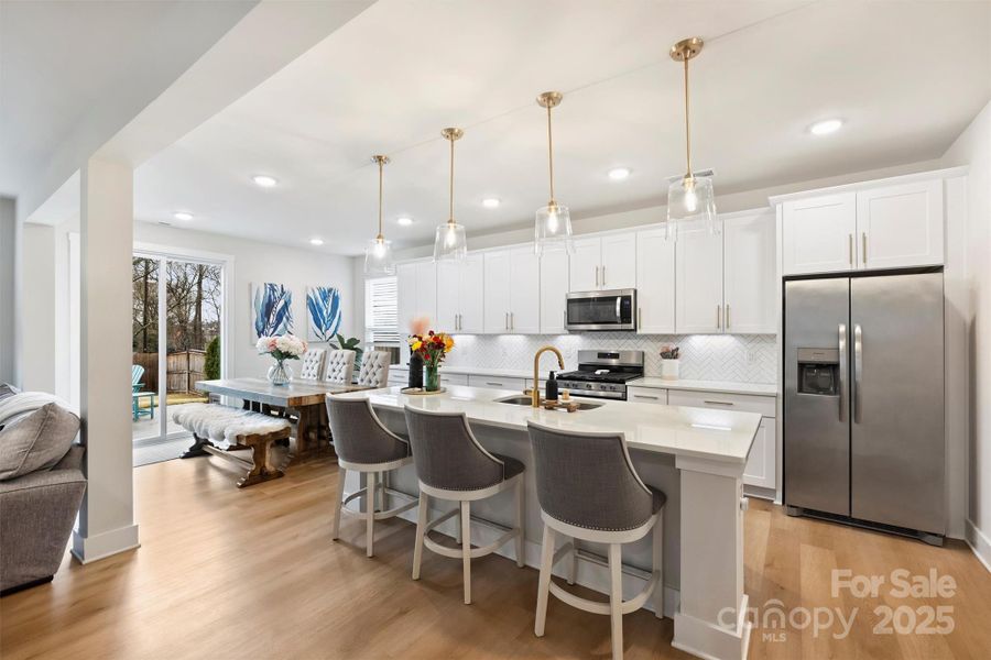 Furnished interior view inside a new home in , Charlotte (Image 9).