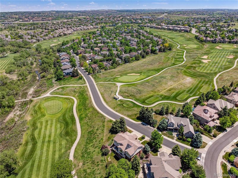 Enjoy Saddle Rock Golf Course nearby