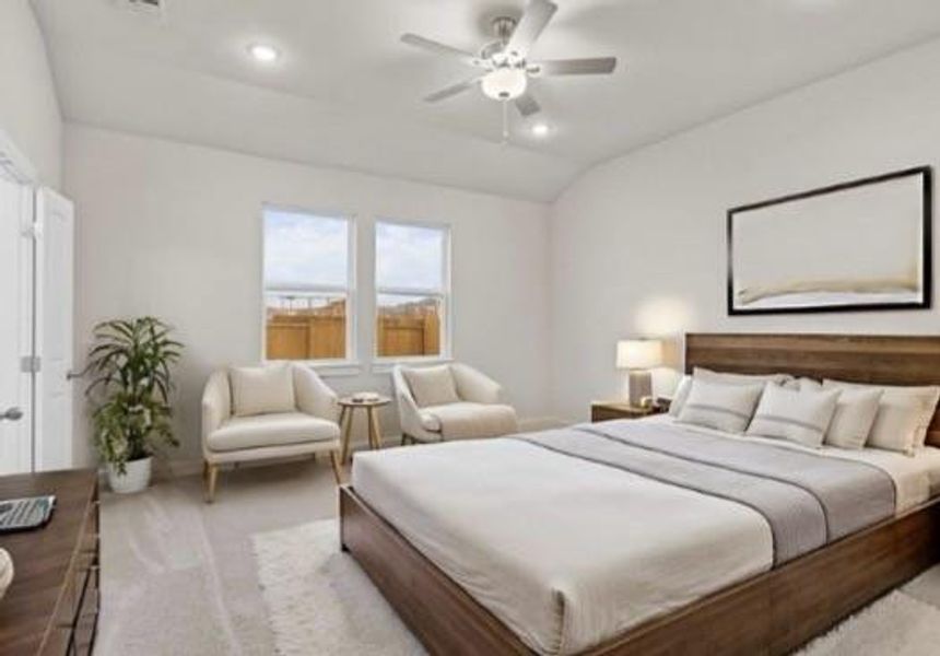 Furnished interior view inside a new home in , Angleton (Image 6).