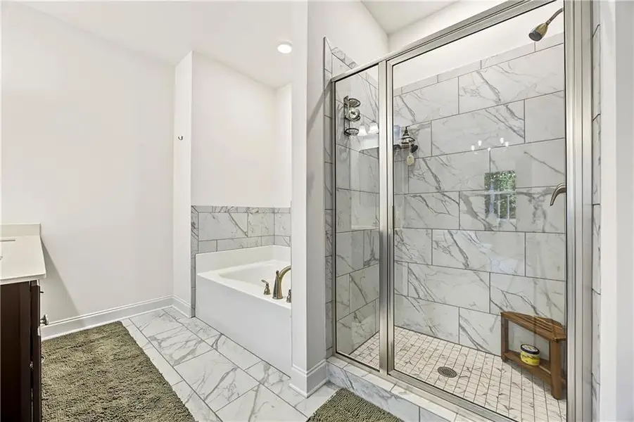 Furnished interior view inside a new home in , Flowery Branch (Image 32).