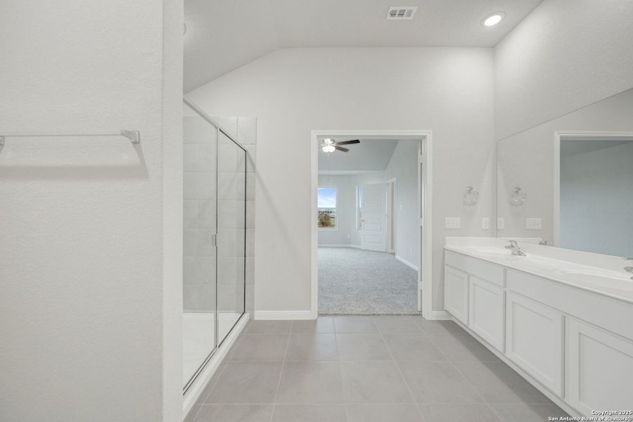 Furnished interior view inside a new home in Paloma Park, Converse (Image 8).