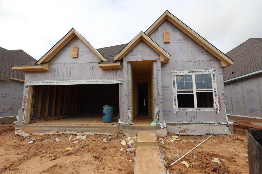 In-progress construction of a new home in The Woodlands Hills - Reserve Collection, Willis, TX (Image 8). In-progress construction of a new home in The Woodlands Hills - Reserve Collection, Willis, TX (Image 8).