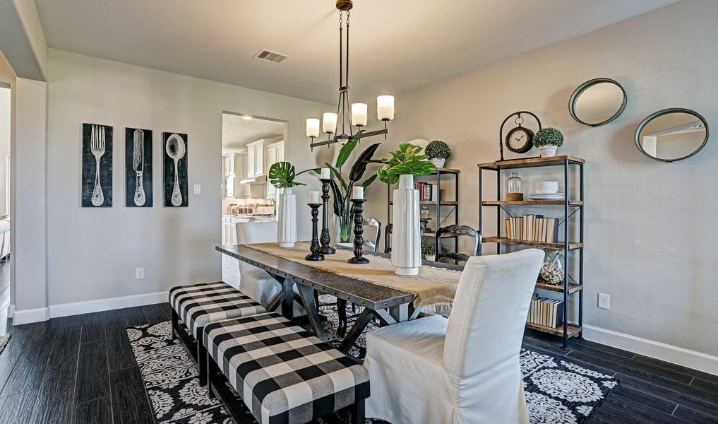 Inviting dining room