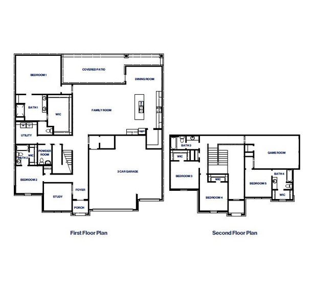2D floor plan layout of this home in Riverside Estates, Mont Belvieu, TX (Image 2). 2D floor plan layout of this home in Riverside Estates, Mont Belvieu, TX (Image 2).