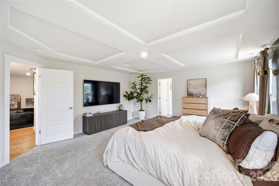 Furnished interior view inside a new home in , Charlotte (Image 23).
