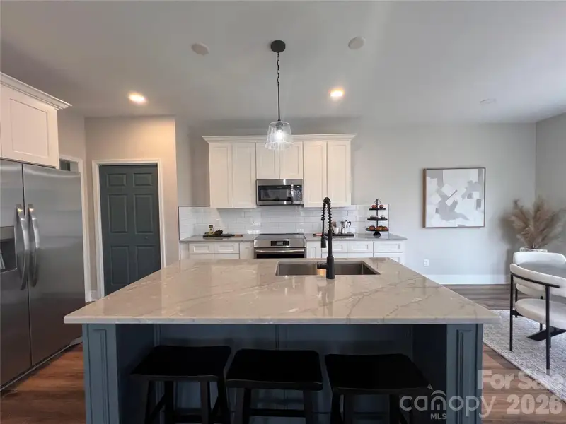 Furnished interior view inside a new home in , Dallas (Image 12).