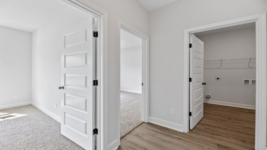 Representative unfurnished interior of a home built from the The Jasmine by D.R. Horton in Meadows at Rehwinkel, Crawfordville (Image 13).