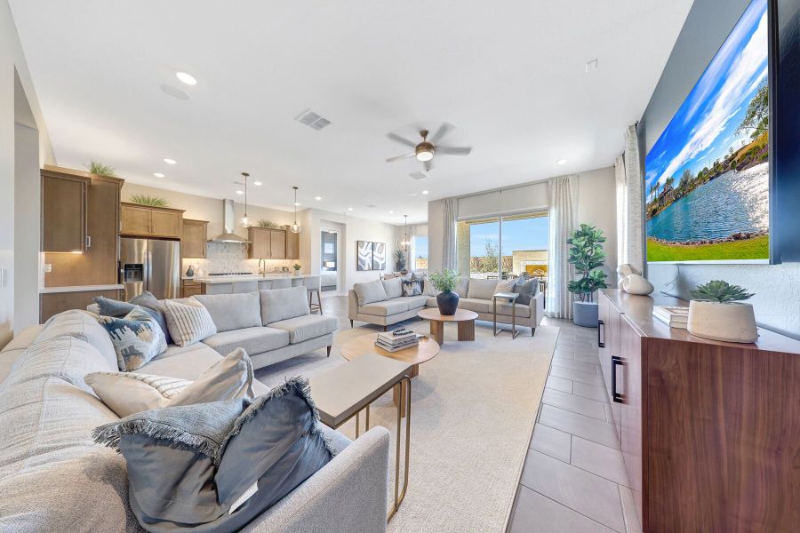 Representative furnished interior of a home built from the Cobalt by Mattamy Homes in Landmarke, Queen Creek (Image 20).